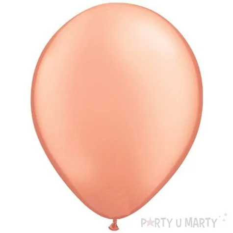 balony classic rozowo zloty metalik qualatex 5 100 szt