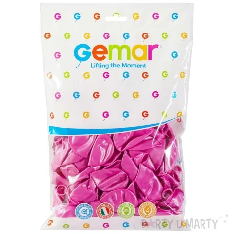 balony classic rozowy metalik gemar 10 100 szt