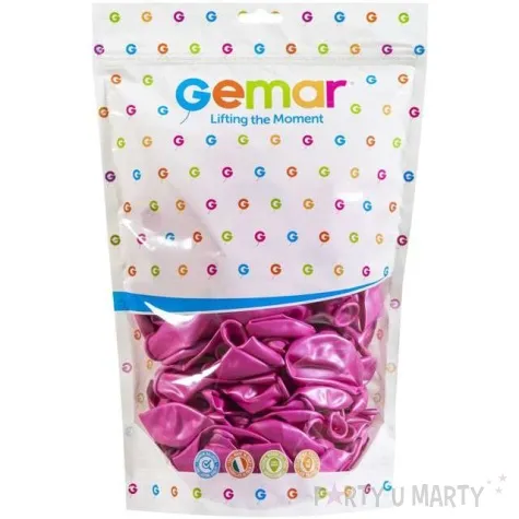 balony classic rozowy metalik gemar 13 50 szt