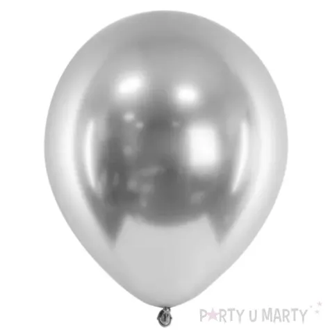 balony classic srebrny chrom partydeco 12 20 szt