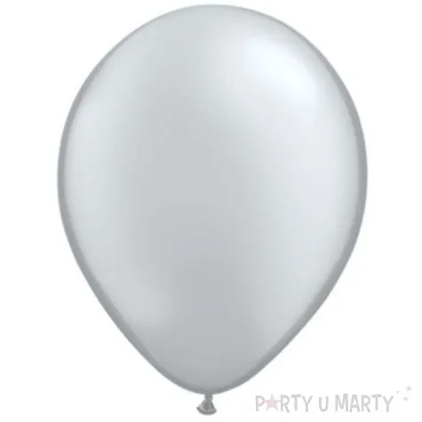 balony classic srebrny metalik qualatex 11 25 szt
