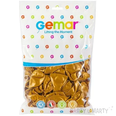 balony classic zloty metalik gemar 10 100 szt