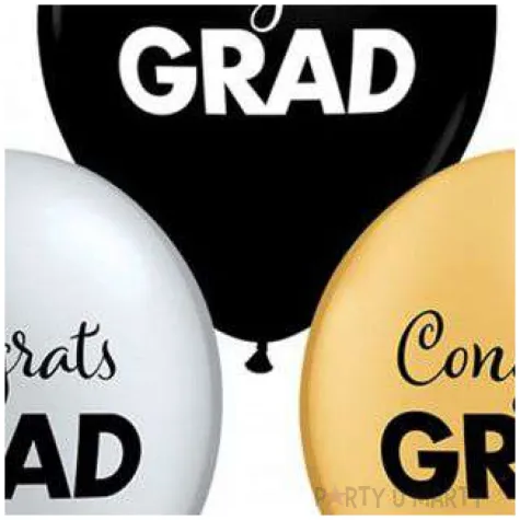 balony congrats grad mix qualatex 11 25 szt