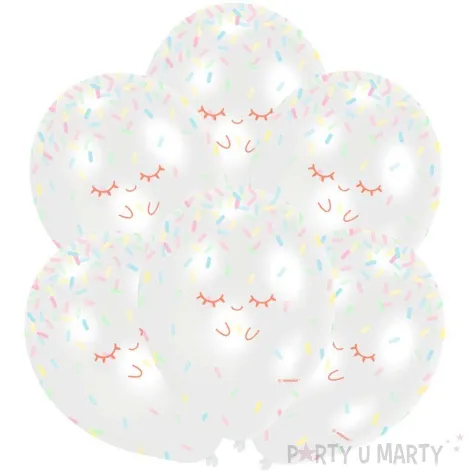 balony crazy cake lukier z posypka amscan 11 6 szt