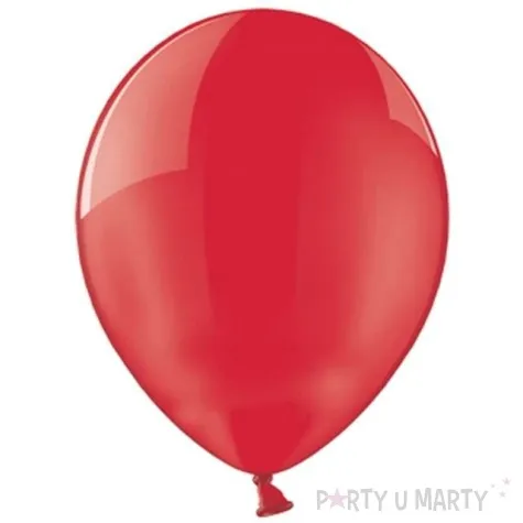 balony crystal czerwone 9 strong 100 szt