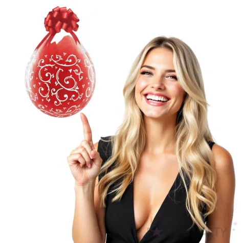 balony crystal filigranowe wzory transparentny qualatex 18 25 szt