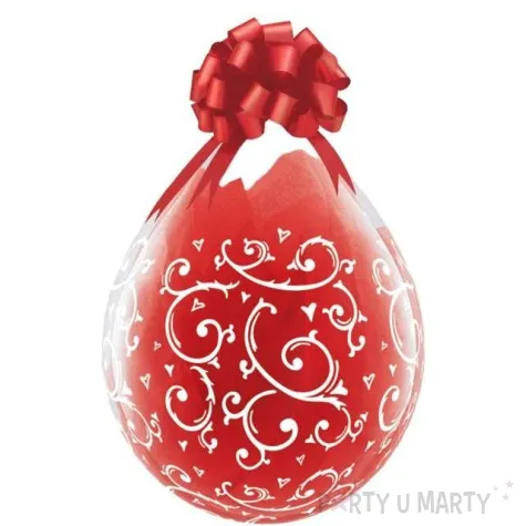 balony crystal filigranowe wzory transparentny qualatex 18 25 szt