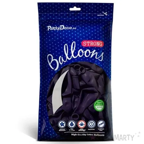 balony crystal fioletowe 5 strong 100 szt