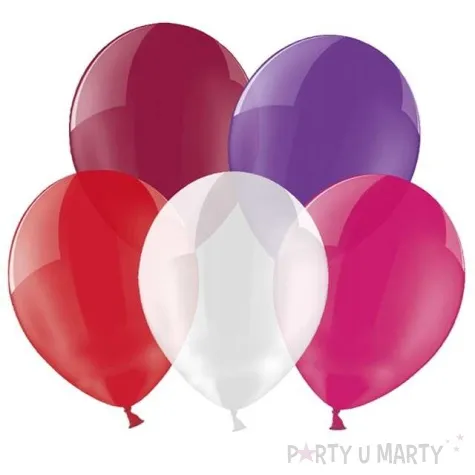 balony crystal kolorowe 12 strong 100 szt