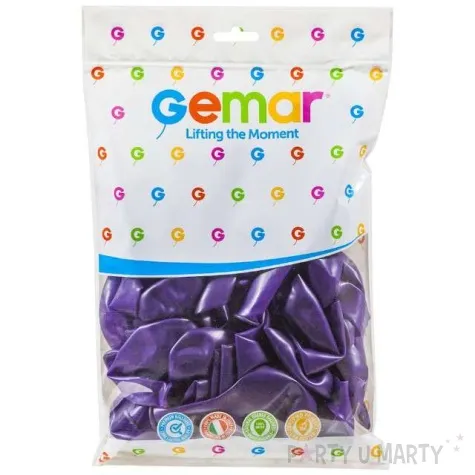 balony crystal lawendowe 13 cali 50 szt