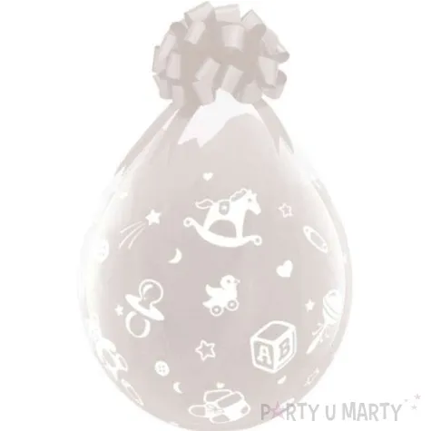 balony crystal zabawki dzieciece transparentne qualatex 18 25 szt