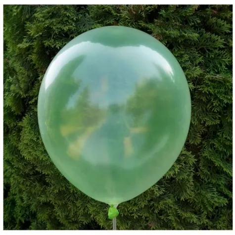 balony crystal zielone dekoracje polska 12 5 szt
