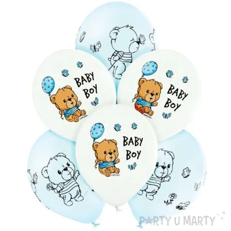 balony cute baby boy mix belbal 12 6 szt