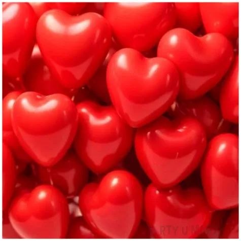 balony czerwone serca dekoracja na dzien kobiet walentynki wesele i zareczyny 50 szt