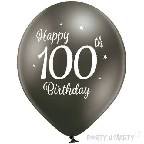 balony d11 glossy happy birthday 100 mix belbal 12 6 szt