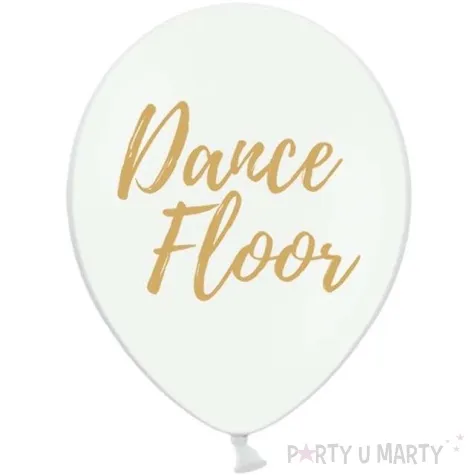 balony dance floor biale 12 strong 50 szt