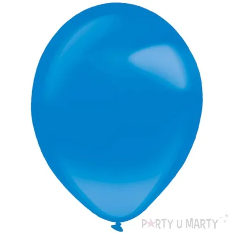 balony decor premium crystal niebieskie amscan 11 50 szt