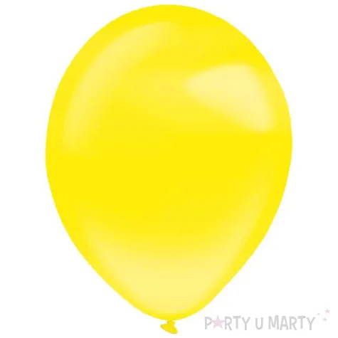 balony decor premium crystal zolte amscan 11 50 szt