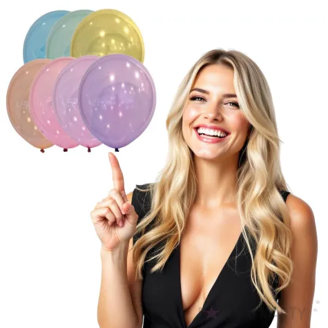 balony decor premium droplets mix amscan 11 50 szt