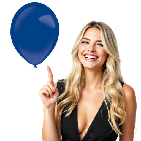 balony decor premium fashion granatowe amscan 11 50 szt