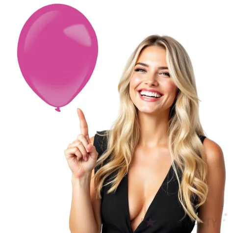 balony decor premium metallic rozowe ciemne amscan 11 50 szt