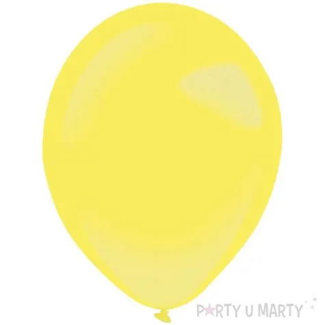 balony decor premium metallic zolte amscan 11 50 szt