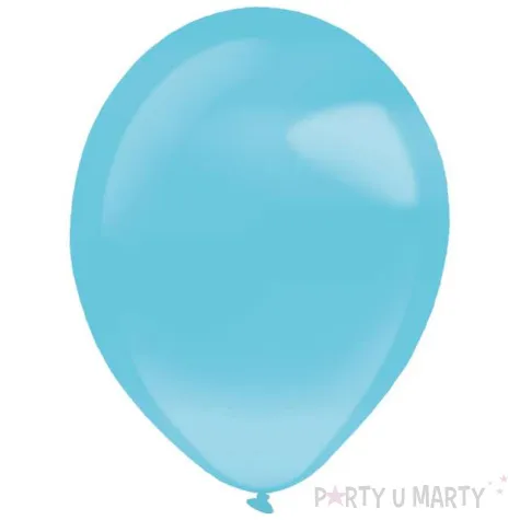 balony decor premium pearl blekitne amscan 11 50 szt