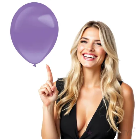 balony decor premium pearl fioletowe amscan 11 50 szt