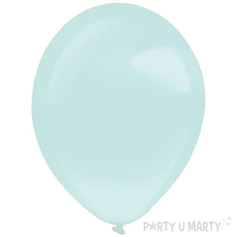 balony decor premium pearl mietowe amscan 11 50 szt