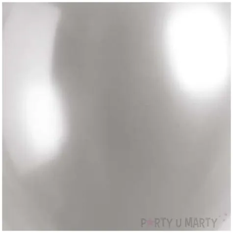 balony decor premium satin luxe srebrne amscan 11 50 szt