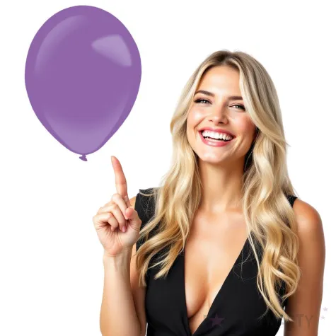 balony decor premium standard fioletowe amscan 11 50 szt