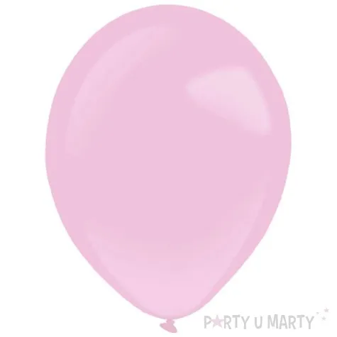 balony decor premium standard rozowy jasny amscan 11 50 szt