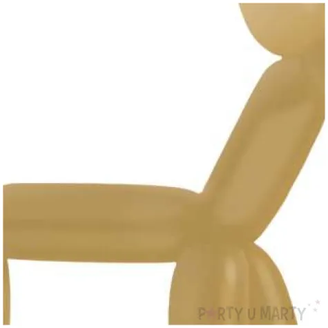 balony decorator modeliny brazowe jasne amscan 45 100 szt