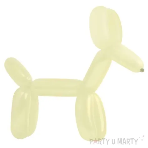 balony decorator modeliny kremowe amscan 45 100 szt