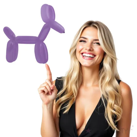 balony decorator modeliny purpurowe amscan 45 100 szt