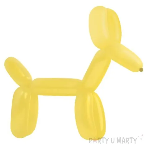 balony decorator modeliny zolte amscan 45 100 szt