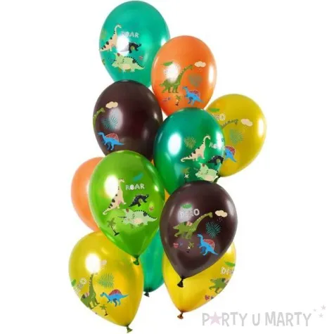 balony dinozaury mix folat 12 12 szt