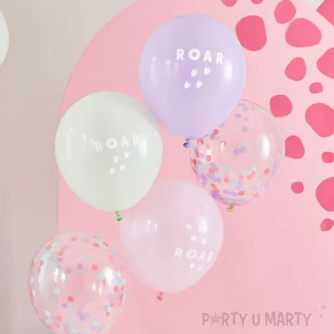 balony dinozaury roar mix ginger ray 12 5 szt