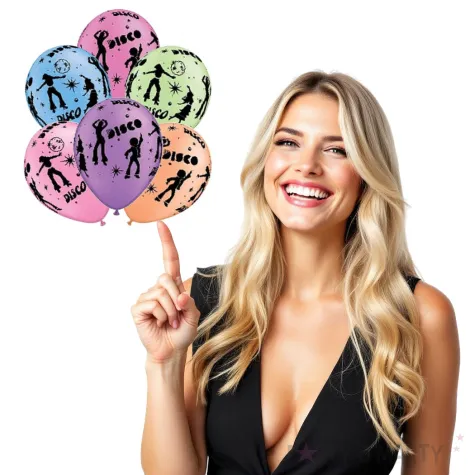 balony disco mix qualatex 11 25 szt