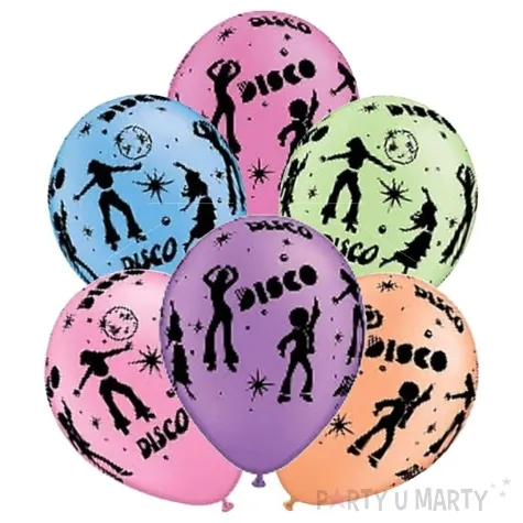 balony disco mix qualatex 11 25 szt