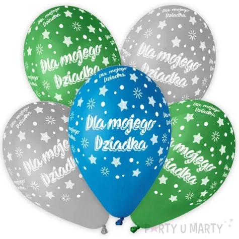 balony dla mojego dziadka mix gemar 13 5 szt