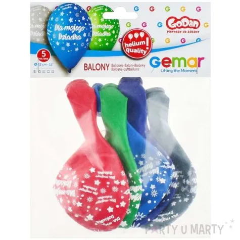 balony dla mojego dziadka mix gemar 13 5 szt