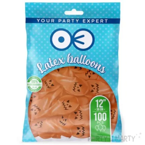 balony dynia halloween pomaranczowy partypal 12 100 szt