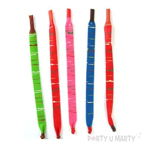 balony dzdzownice w prazki 100 cm 5 szt