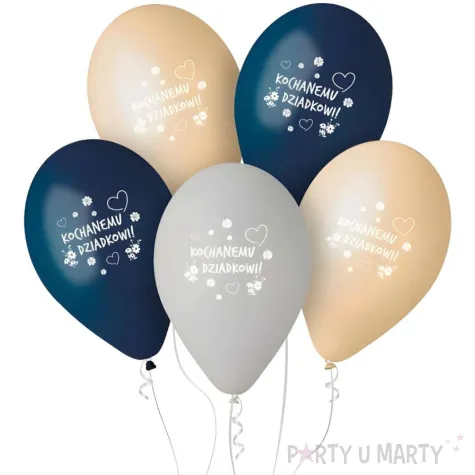 balony dzien dziadka kochanemu dziadkowi gemar 13 5 szt