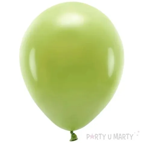 balony eco oliwkowy partydeco 10 100 szt