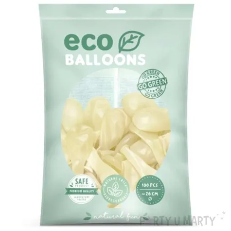 balony eco transarentne partydeco 26cm 100szt