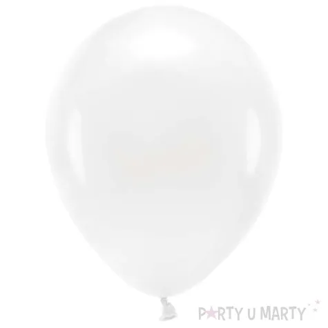 balony ekologiczne biale partydeco 12 10 szt