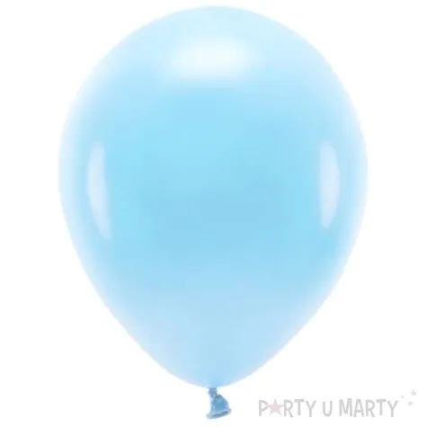 balony ekologiczne blekitne partydeco 12 10 szt