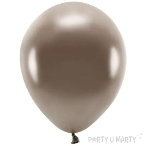 balony ekologiczne brazowy metalik partydeco 10 10 szt